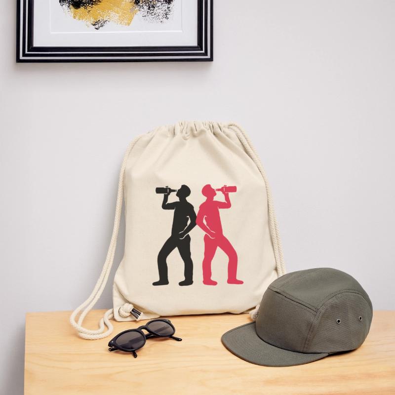 Trinker Bier Silhouette Stanley/Stella recycelter Gym Bag