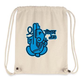 Ganesha Elefant (elephant) No.05_2c - Stanley/Stella recycelter Gym Bag - Naturweiß - Vorne
