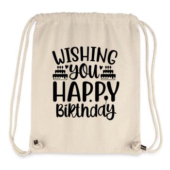 Birthday Queen 7 Happy Birthday - Stanley/Stella Recycled Gym Bag - natural - Front