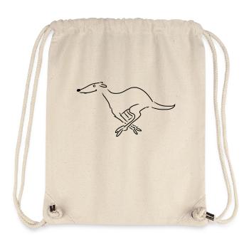 Windhund - Stanley/Stella recycelter Gym Bag - Naturweiß - Vorne