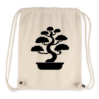bonsai baum - Stanley/Stella recycelter Gym Bag - Naturweiß - Vorne