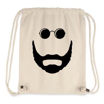 Lunettes de soleil Bart - Sac à cordon recyclé Stanley/Stella - blanc naturel - Devant