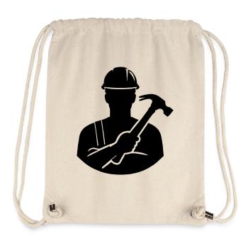 artisan - Sac à cordon recyclé Stanley/Stella - blanc naturel - Devant