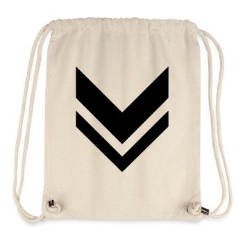 rank military army - Stanley/Stella recycelter Gym Bag - Naturweiß - Vorne