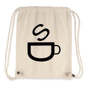 Cafe - Stanley/Stella recycelter Gym Bag - Naturweiß - Vorne