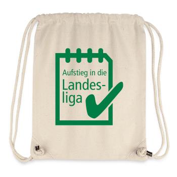 Aufstieg Landesliga - Stanley/Stella recycelter Gym Bag - Naturweiß - Vorne