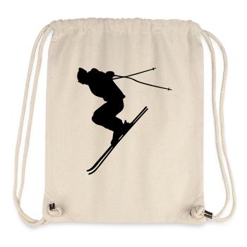 ski alpin - Sac à cordon recyclé Stanley/Stella - blanc naturel - Devant