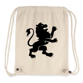 Lion Animal - Stanley/Stella Recycled Gym Bag - natural - Front