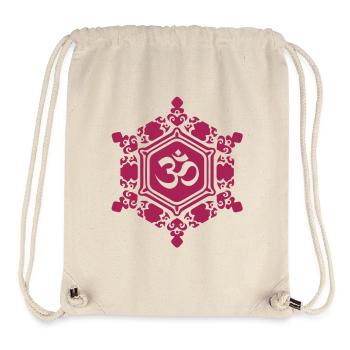 Water Crystal LOVE / OM / Masaru Emoto / - Stanley/Stella Recycled Gym Bag - natural - Front