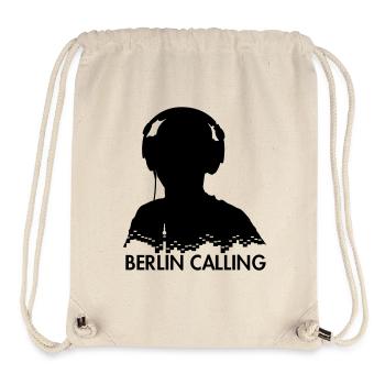 Berlin Calling Silhouette Shirts - Stanley/Stella recycelter Gym Bag - Naturweiß - Vorne