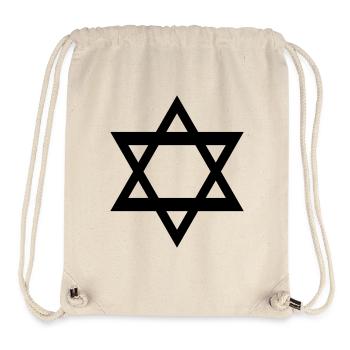 star_of_david - Stanley/Stella recycelter Gym Bag - Naturweiß - Vorne
