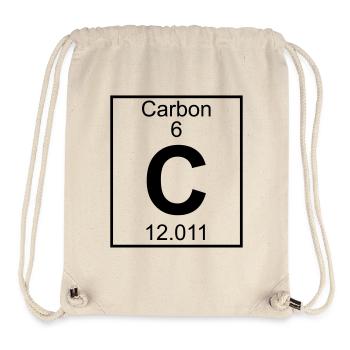 Carbon (C) (element 6) - Stanley/Stella Recycled Gym Bag - natural - Front