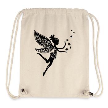 fairy, pixie, Elf, star, magic, witchcraft, summer - Stanley/Stella Recycled Gym Bag - natural - Front