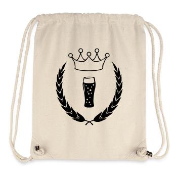 bier_symbol_01 - Stanley/Stella recycelter Gym Bag - Naturweiß - Vorne