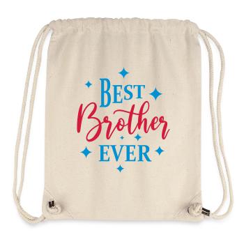 Best Brother ever, best big little brother - Stanley/Stella Recycled Gym Bag - natural - Front