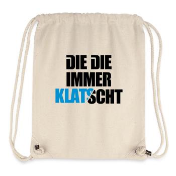 Die immer klatscht Mdma Emma Festival Afterhours - Stanley/Stella recycelter Gym Bag - Naturweiß - Vorne