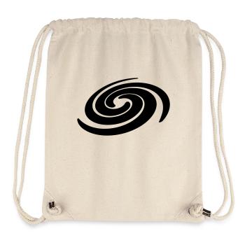 Spirale dans toutes les couleurs de Vector - Sac à cordon recyclé Stanley/Stella - blanc naturel - Devant