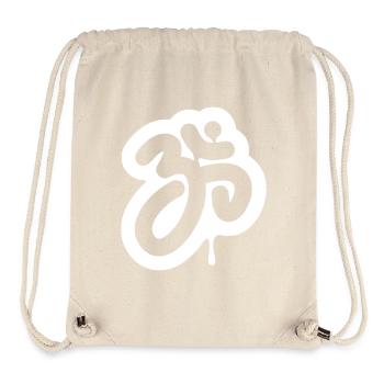 Graffiti OM im Tag-Stil mit Drips als Outline - Stanley/Stella recycelter Gym Bag - Naturweiß - Vorne