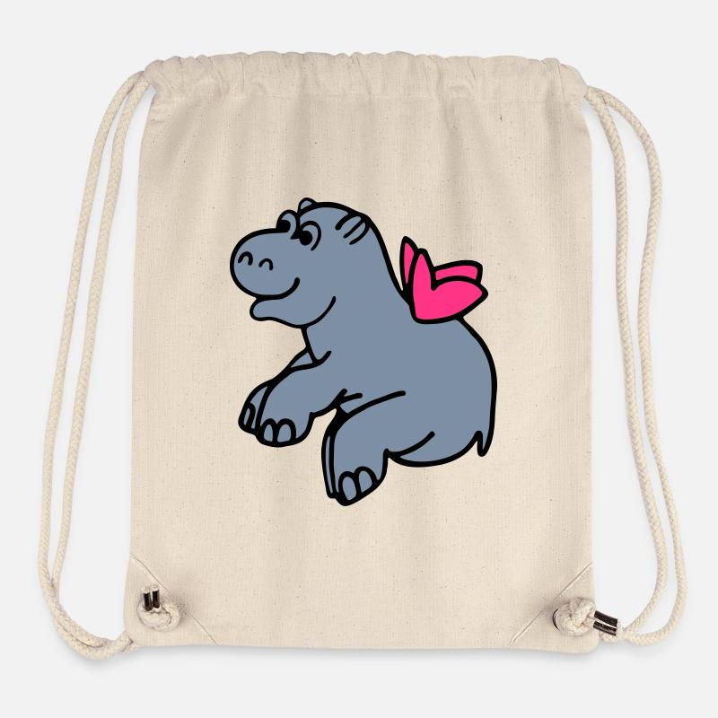Flying Hippo - Stanley/Stella Recycled Gym Bag - natural