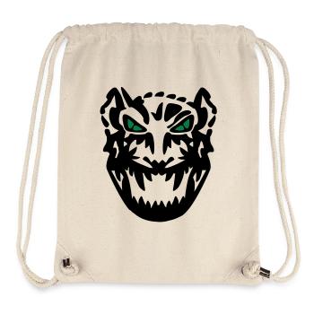 tiger_ear_vec_2 en - Stanley/Stella Recycled Gym Bag - natural - Front