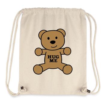 teddy bear hug me - Stanley/Stella Recycled Gym Bag - natural - Front