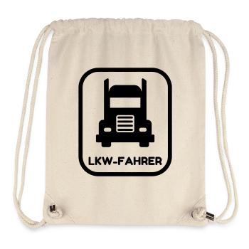 Trucker LKW Fahrer Routier Truck Camion Transport - Stanley/Stella Recycled Gym Bag - natural - Front