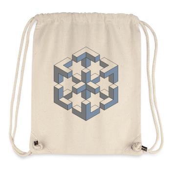 Impossible figure - Stanley/Stella Recycled Gym Bag - natural - Front