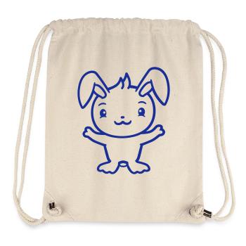 Bunny Rabbit Bunny Rodent Small Animal Cute - Stanley/Stella Recycled Gym Bag - natural - Front