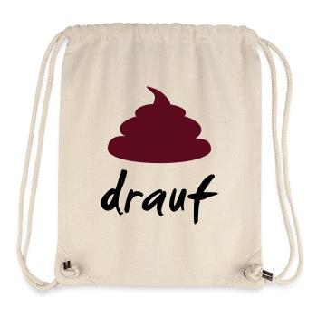 scheiss drauf - Stanley/Stella recycelter Gym Bag - Naturweiß - Vorne