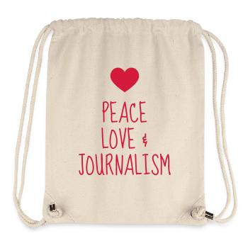 Journalist / Journalismus / Zeitung / Reporter - Stanley/Stella recycelter Gym Bag - Naturweiß - Vorne