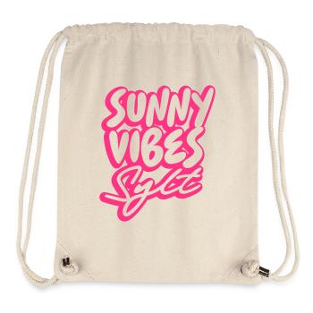 SUNNY VIBES SYLT - Stanley/Stella Recycled Gym Bag - natural - Front