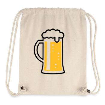 German Beer Stein (Beer Glass / Tankard / L / 2C) - Stanley/Stella Recycled Gym Bag - natural - Front