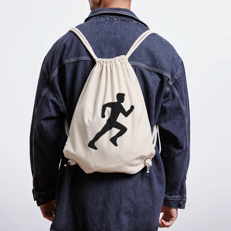 Runner Runner Jogger Minimal Icon Vector Stanley/Stella Recycled Gym Bag