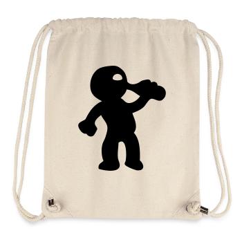 drink man bachelor party stag drunk alcohol team - Stanley/Stella Recycled Gym Bag - natural - Front
