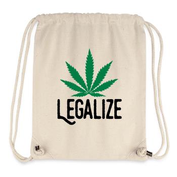 legalize - Stanley/Stella recycelter Gym Bag - Naturweiß - Vorne