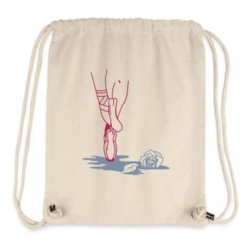 Ballet Passion - Stanley/Stella recycelter Gym Bag - Naturweiß - Vorne
