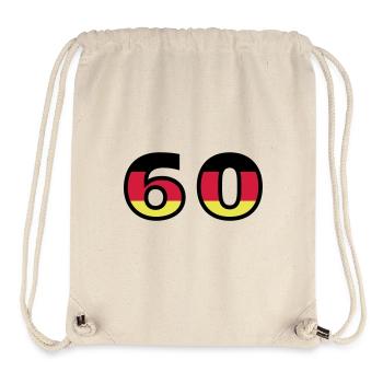 60 Number Germany Jersey - Stanley/Stella Recycled Gym Bag - natural - Front