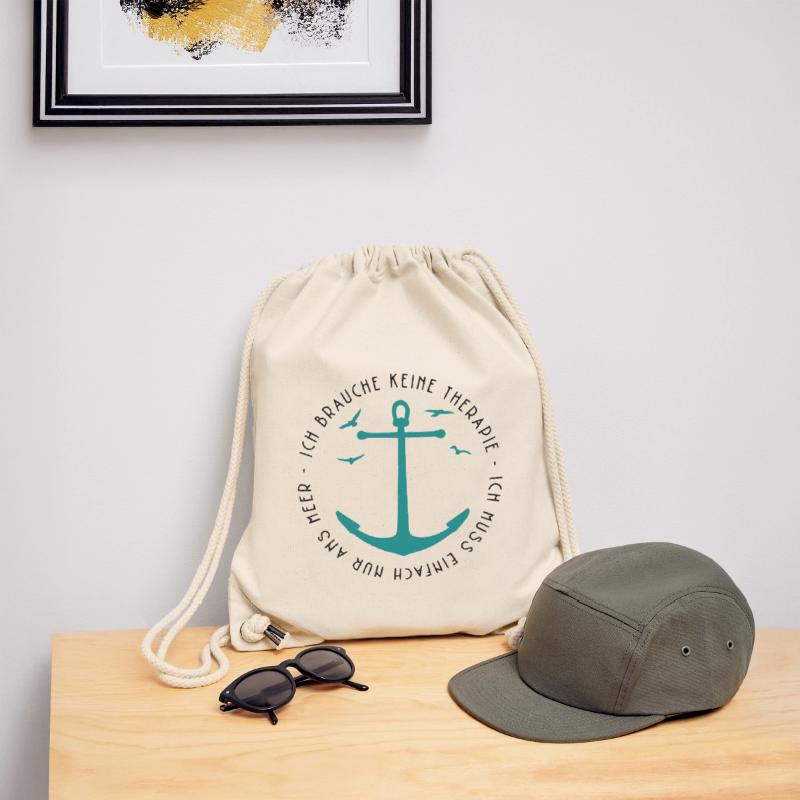 Juste à la mer... Sac à cordon recyclé Stanley/Stella