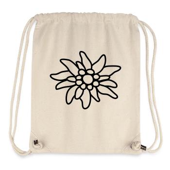Edelweiss - Stanley/Stella recycelter Gym Bag - Naturweiß - Vorne