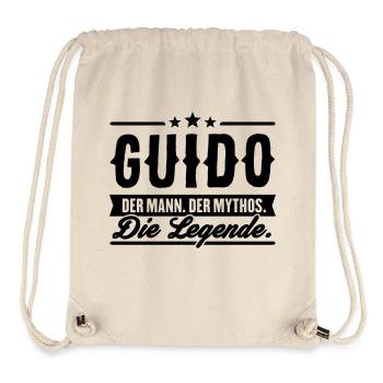 Man Myth Legend Guido - Stanley/Stella Recycled Gym Bag - natural - Front
