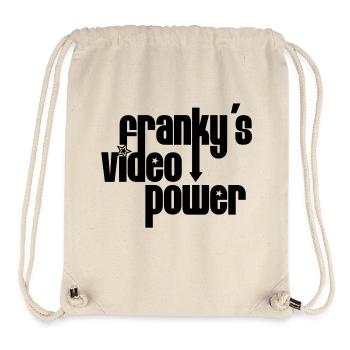 Franky´s Video Power - Stanley/Stella recycelter Gym Bag - Naturweiß - Vorne