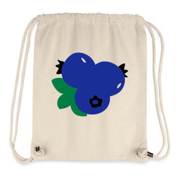 blueberries_fruits - Stanley/Stella recycelter Gym Bag - Naturweiß - Vorne