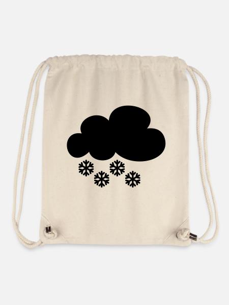 Snow cloud - Stanley/Stella Recycled Gym Bag - natural