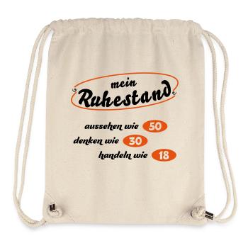 ruhestand - Stanley/Stella recycelter Gym Bag - Naturweiß - Vorne