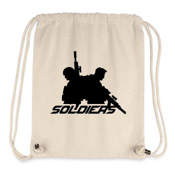 2 Soldiers Crew War Team Freedom Soldier Fighter - Stanley/Stella Recycled Gym Bag - natural - Front
