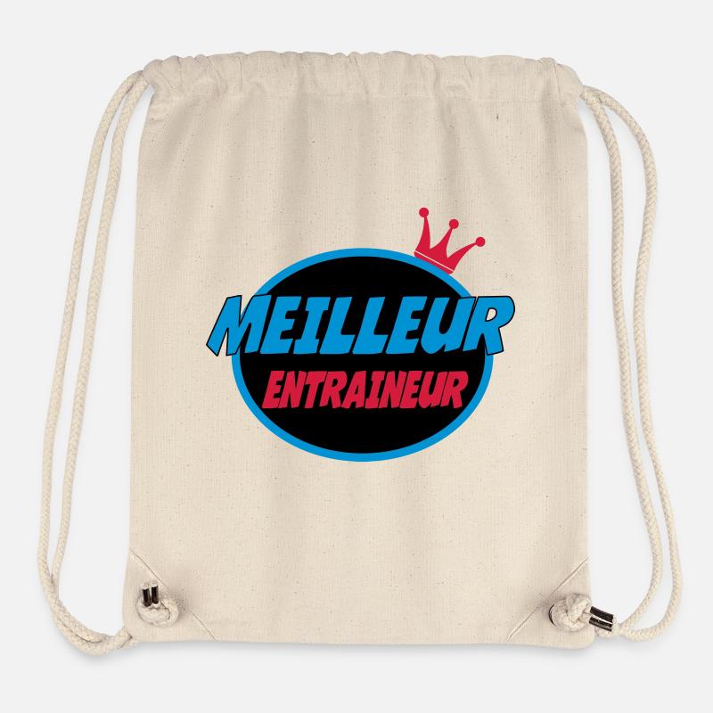 BESTER COACH - Stanley/Stella recycelter Gym Bag - Naturweiß