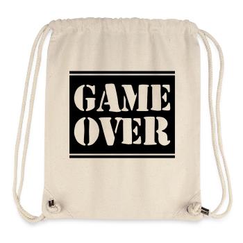 Game Over - Stanley/Stella recycelter Gym Bag - Naturweiß - Vorne