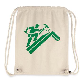 roofer - Stanley/Stella Recycled Gym Bag - natural - Front