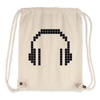 8 BIT Headphones - Stanley/Stella Recycled Gym Bag - natural - Front
