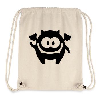 Monsterchen - Line - Stanley/Stella Recycled Gym Bag - natural - Front
